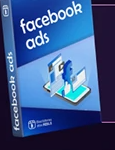 Caixa ilustrada em 3D do bônus Facebook Ads Básico